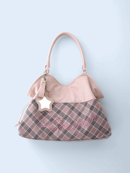 Mori Check Pink Dimsum Bag