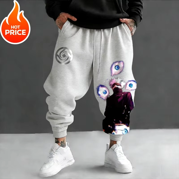 Jujutsu Kaisen Gojo Satoru Harajuku Men Spring Oversized Sports Pants Streetwear Women Casual Leggings Sweatpants Unisex Bot - AliExpress 