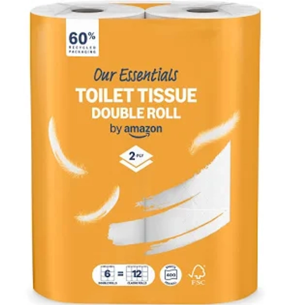 Our Essentials by Amazon Toilet Tissue Double Roll
