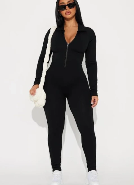 Fashion Nova Women's Emaline Seamless Jumpsuit