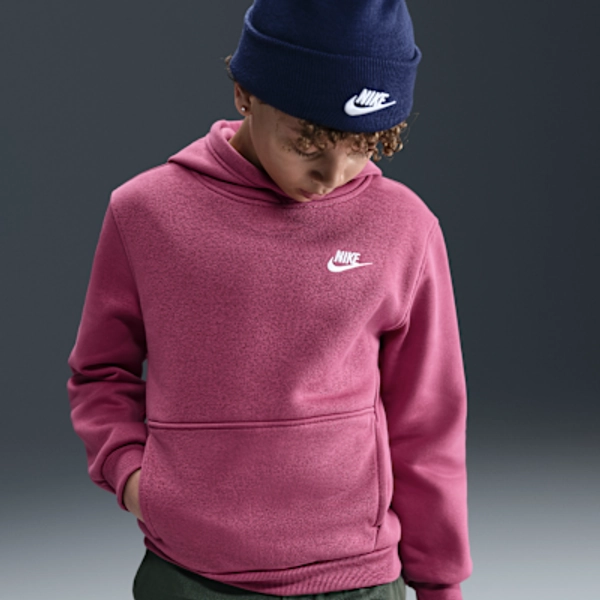 Nike Sportswear Club Fleece Big Kids' Pullover Hoodie