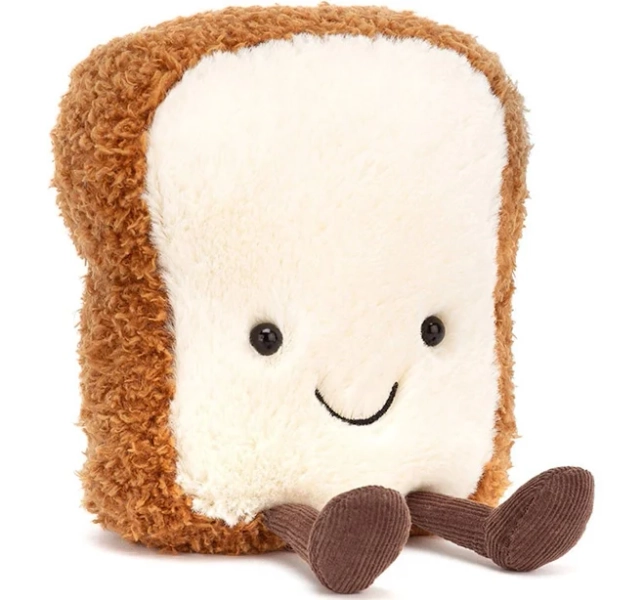 Jelly Cat Amuseables Toast Stuffed Food Dessert Plush Toy
