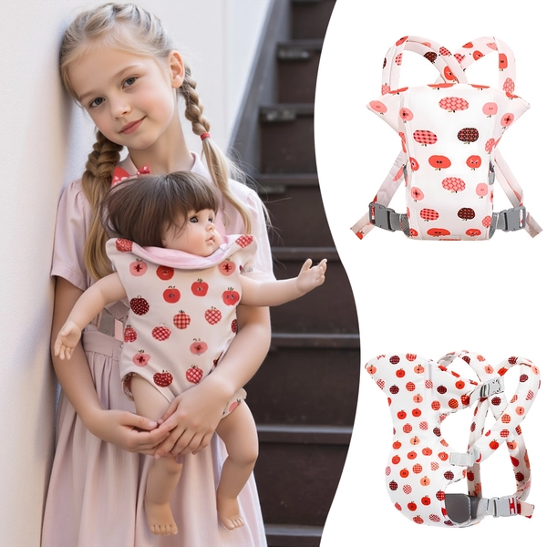Exquisite Craftsmanship Reborn Doll Carrier, Suitable for Children Aged 3 and Up, Newborn Doll Accessories, Ideal for Plush Toys, Perfect Holiday Gift (Doll Not Included), Doll Clothe