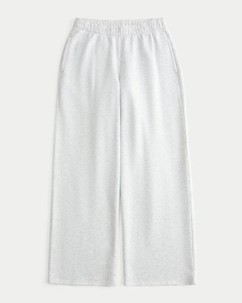 Heart Pocket Wide-Leg Sweatpants