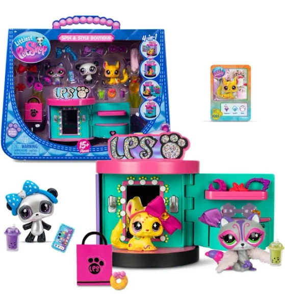 Littlest Pet Shop Spin & Style Boutique Playset