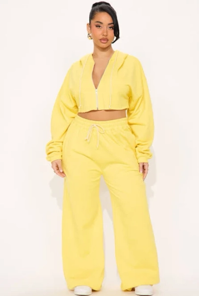 Fashion Nova Women's On The Way Sweatpant Set
