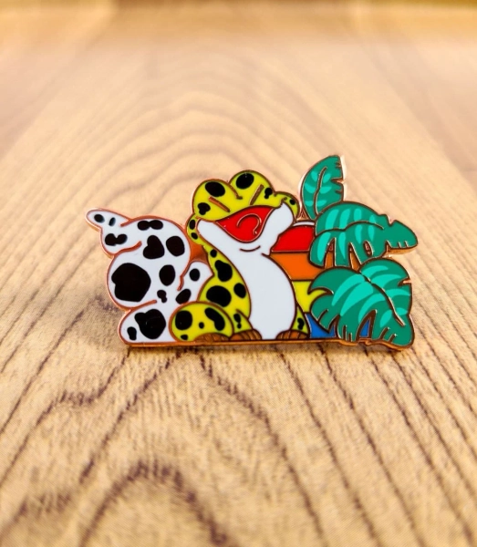 Leafy Gecko Enamel Pin