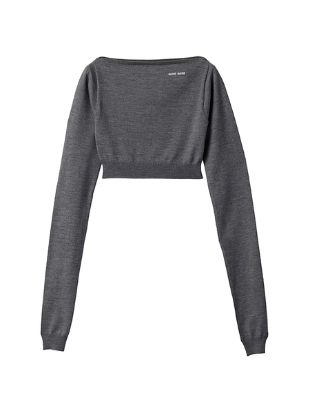 Wool Boatneck Sweater