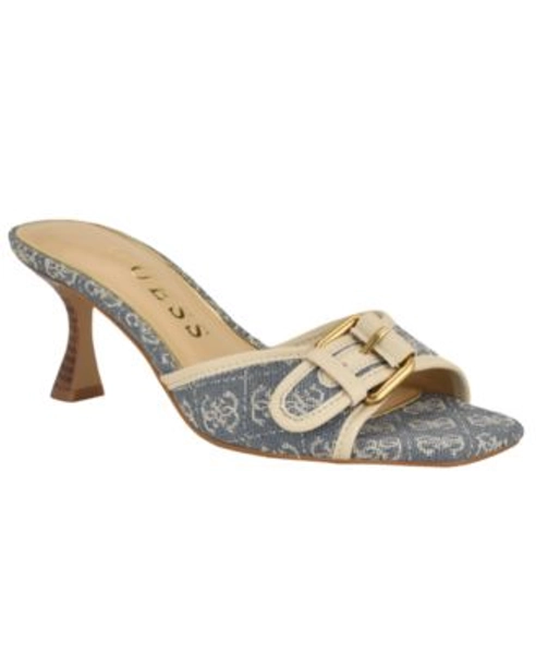 Women's Dista Buckle Kitten Heel Dress Sandals