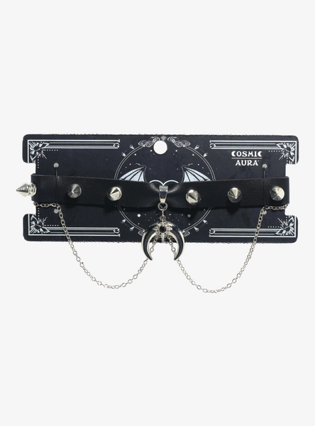 Cosmic Aura Celestial Stud Chain Choker