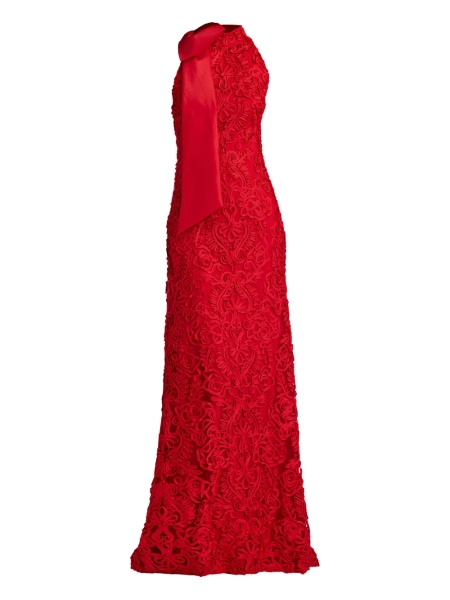 Tadashi Shoji robe longue à détail de nœud | 16