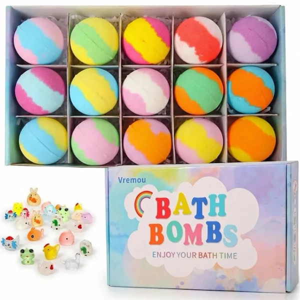 Surprise Bath Bombs with Toy Inside