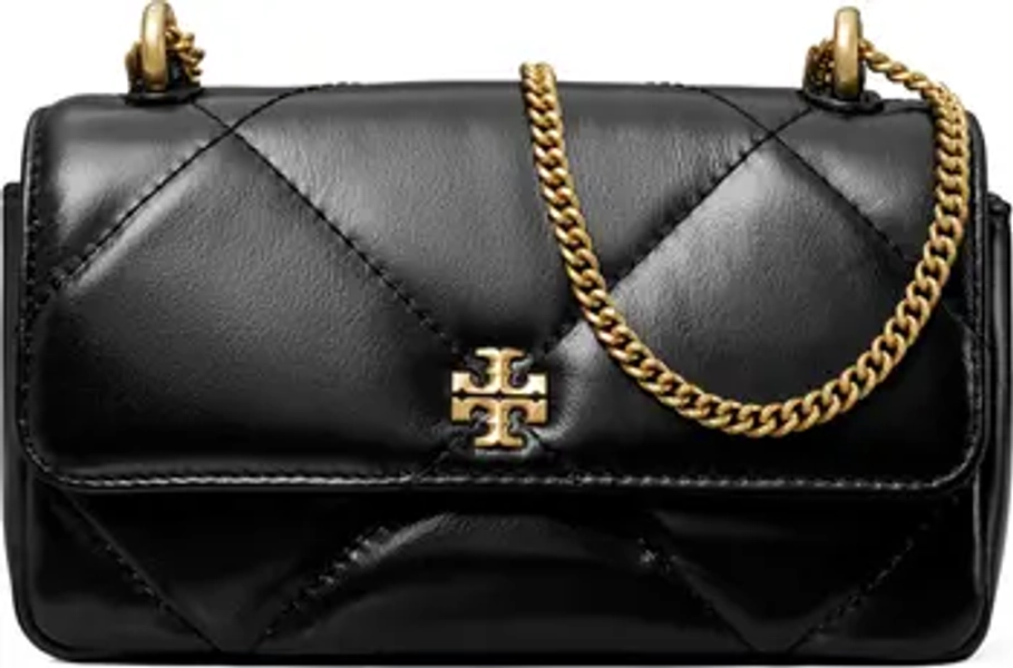 Kira Mini Diamond Quilted Leather Crossbody Bag