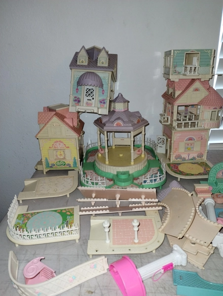 1988 Vintage Fisher Price Quaker Oats Precious Places Parts And Accessories Lot