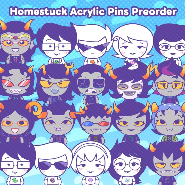 Homestuck Acrylic Pins