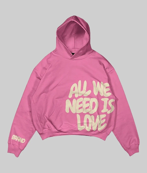 All We Need Is Love Oversized Hoodie | NYC Jackets
