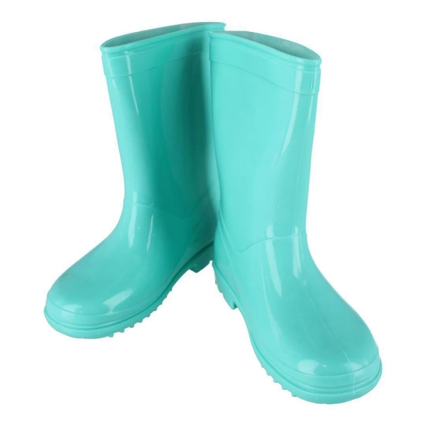 Wootie Little Girl's Waterproof Solid Color Rain Boots