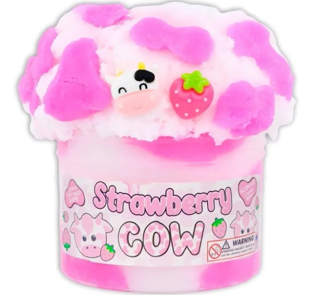 Dope Slimes Strawberry Cow Slime