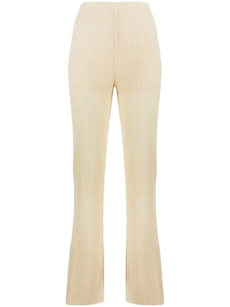 Nanushka pantalon droit à taille haute | S