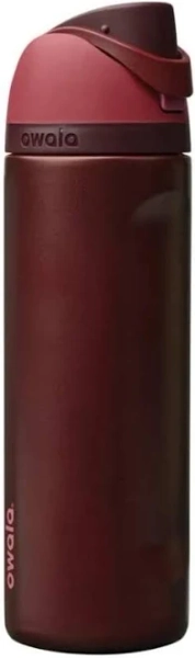 Owala Stainless Steel Freesip 24 Oz Water Bottle - Black Cherry