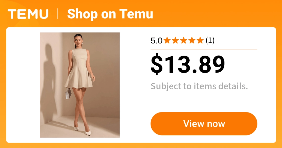 womens fashion solid color dress a line sleeveless shoulder - Temu