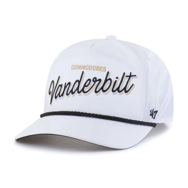  Vanderbilt Commodores '47 Fairway Hitch Adjustable Hat - White