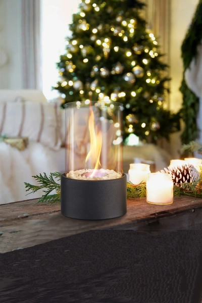 Freestanding Tabletop Ventless Ethanol Fireplace