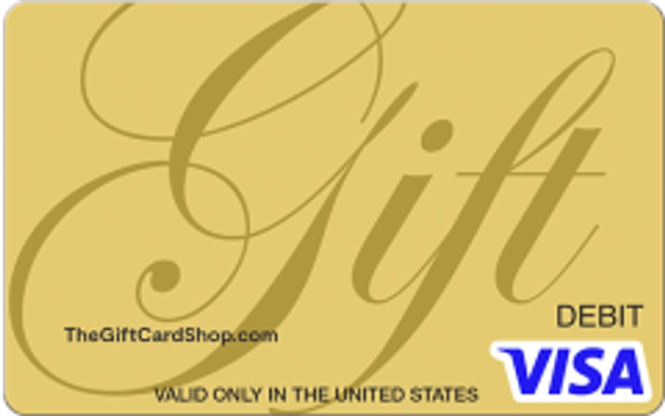 Visa® Gold Script Gift Card