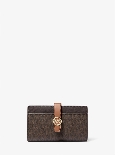 Greenwich Medium Signature Logo Wallet