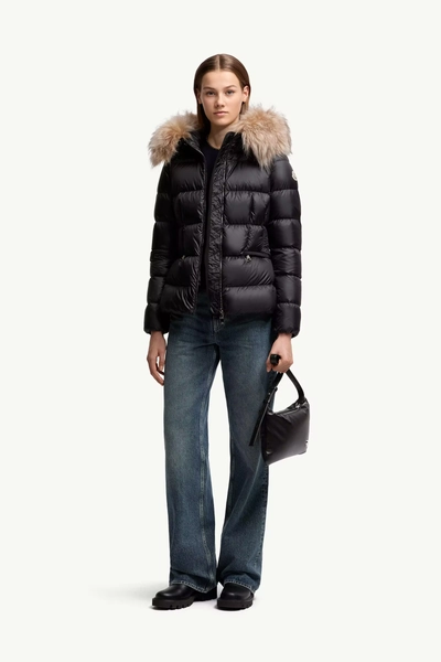 Boed Hooded Shearling-Trimmed Short Down Jacket Size: 00