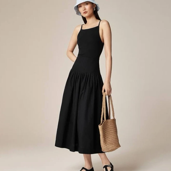 J.Crew Women's Pintuck Mixy Dressmommy