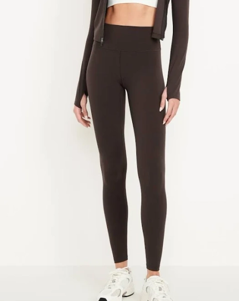Old Navy Women's High-Waisted Studiosmooth Full-Length Leggings