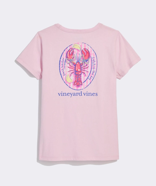 Women's Bow Lobster Short-Sleeve Pocket Tee