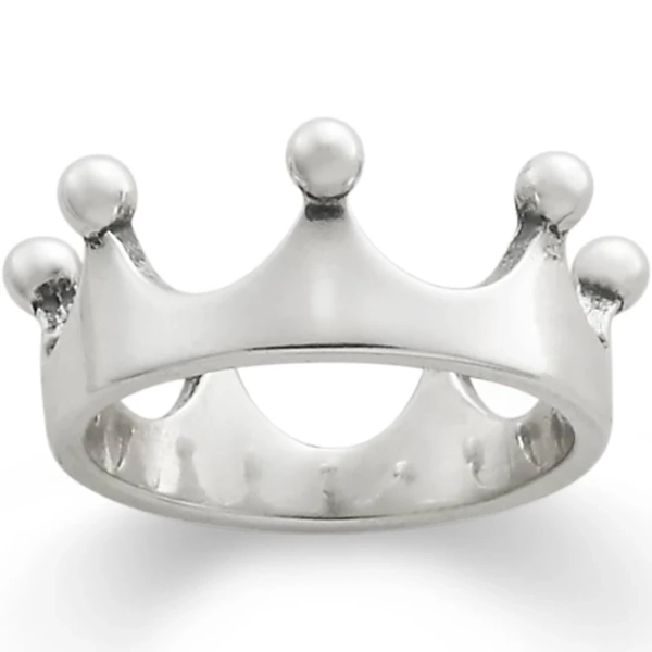 James Avery Sterling Silver Princess Crown Novelty Ring