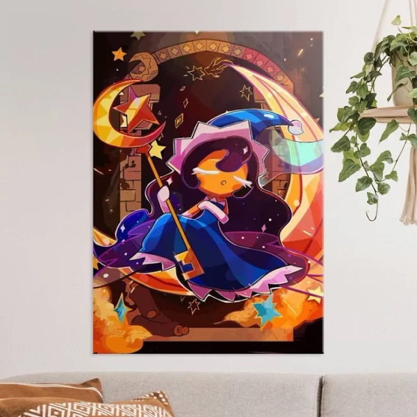 Displate Metal Poster "Cookie Run Kingdom Moonlight Cookie" - Gaming - Magnetic Poster - Gift Idea