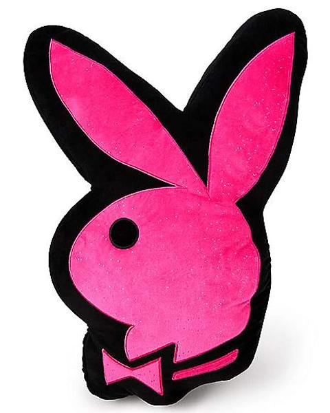 Playboy Pink Rabbit Head Pillow