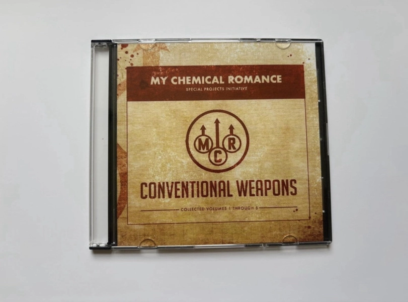my chemical romance fanmade conventional weapons cd!