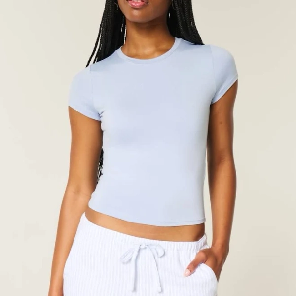 Hollister Women's Soft Stretch Baby Tee