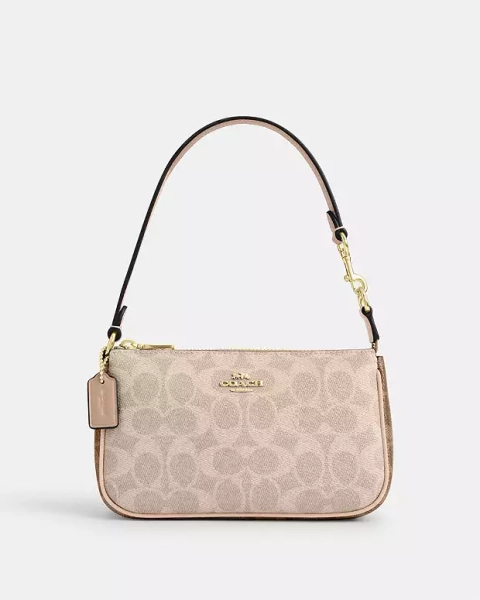 Gold/Sand/Tan Nolita 19 In Blocked Signature Canvas