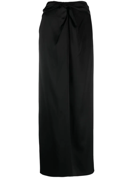 Nanushka jupe longue Heida en satin | S