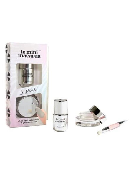 Le Mini Macaron Le Pearl Chrome Powder Set
