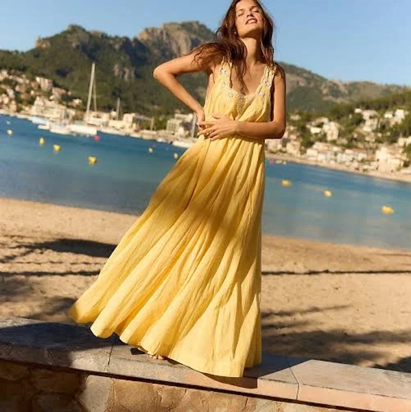 Free People To The Moon Maxi Dress