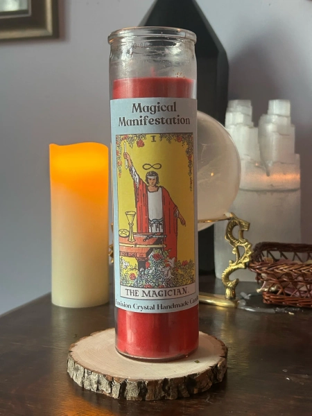 MagicalManifestation 7 Day Candle - Boost Your Manifestations And Speed up The Process — Envision Crystal - Believe In Magic