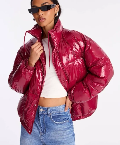 Fashion Nova Women's City Swagger Puffer Jacket
