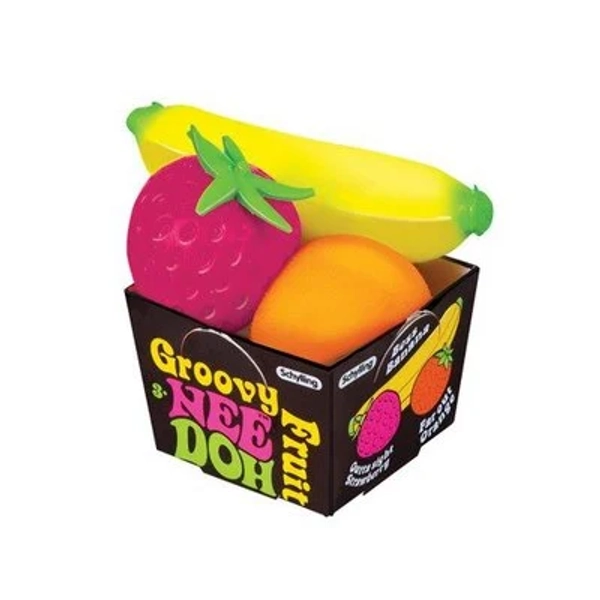 NeeDoh Groovy Fruit - Sensory Fidget Toy