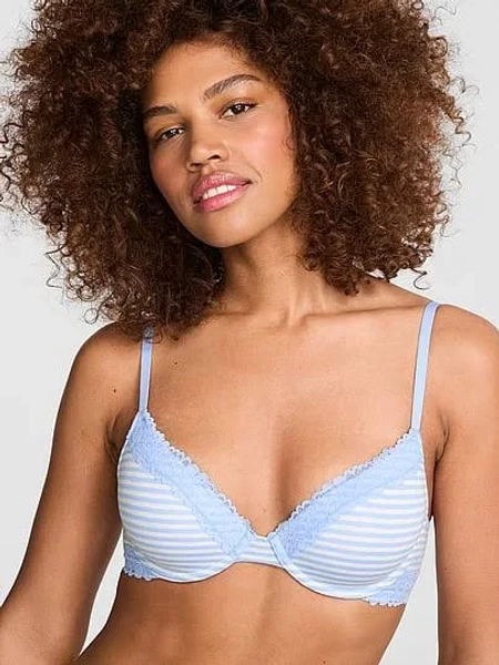 Women's Victoria's Secret Pink Wear Everywhere Lightly Lined Full Coverage T-Shirt Bra