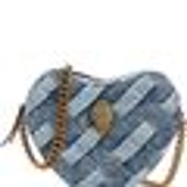 Kurt Geiger London Kensington Denim Heart Crossbody Bag - Denim