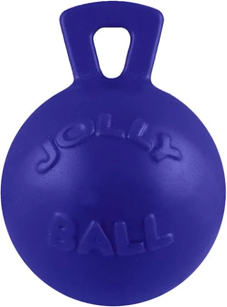 Tug N Toss Dog Toy Ball With Handle 8 Inch Large Durable Interactive