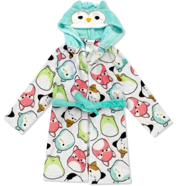 Squishmallows Girls Hooded Robe