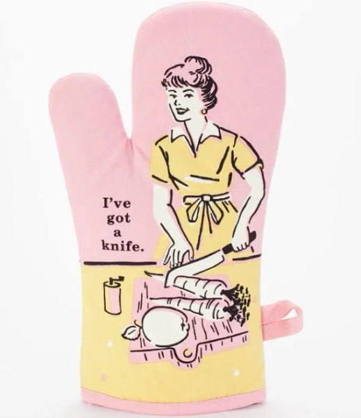 Hallmark I've Got a Knife Oven Mitt